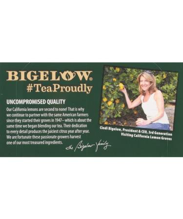 Bigelow Decaffeinated Green Tea with Lemon - 20 Count (Pack of 6) - 120 Teabags Total - Buy Online on SooperMarket.com