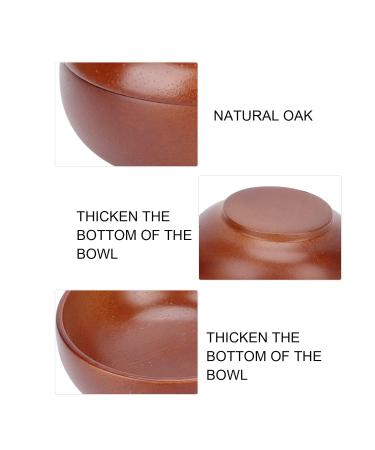 Premium Dustproof & Waterproof Wooden Shaving Soap Bowl with Lid Ideal for Cream Shaving | International Shipping Available - Buy Online on SooperMarket.com