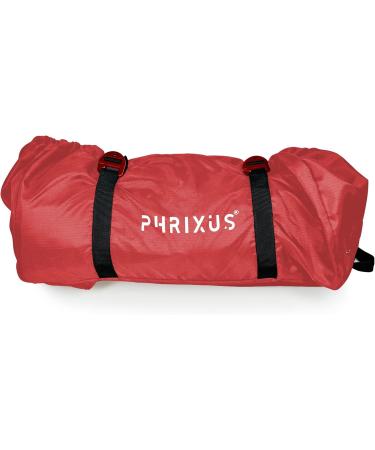 PHRIXUS Waterproof Rock Climbing Rope Bag - Large Capacity 500D Storage Backpack for Hiking & Trekking - Red - Buy Online on SooperMarket.com