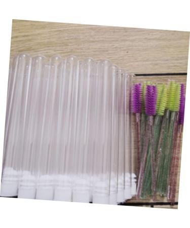 Mikinona Fake Eye Lashes 10pcs Hollow with Drill Eyelash Holder Colored Mascara Small Eyelash Brush Precision Tube Woman - Buy Online on SooperMarket.com