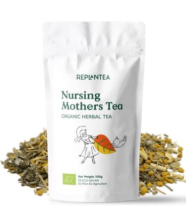 Breastfeeding Tea Organic 100g (50 Cups) | Fenugreek Tea for Nursing and Lactation Caffeine Free REPLANTEA