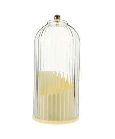 OFFSCH Eyeliner Pencil Makeup Brush Holder with Lid Cosmetics Desktop Organizer To Rotate Baby Brush Case