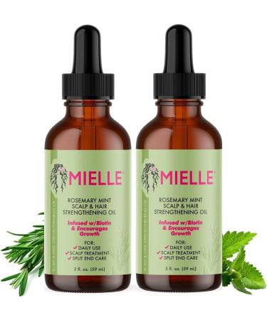 Rosemary oil hair 59 ml Rosemary Oil for Hair Rosemary Mint Oil hair care oil rosemary oil hair & scalp for the care of the scalp reduced hair loss for healthy hair growth (2PCs)