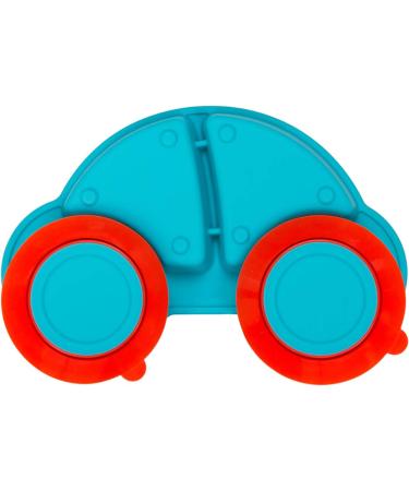 Baby Silicone Placemat Non-Slip Feeding Plate for Toddlers - BPA-Free, FDA Approved, Dishwasher Safe (New Car Blue) - Buy Online on SooperMarket.com