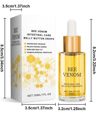 Bee venoms Intestinal detoxs Belly Button Drops Bee venoms Belly Button Drops Bee venoms Oil for Belly Button Bee venoms Drops Tightening And Shaping Bee venoms Lymphatics Drainage Drops Oil - Buy Online on SooperMarket.com