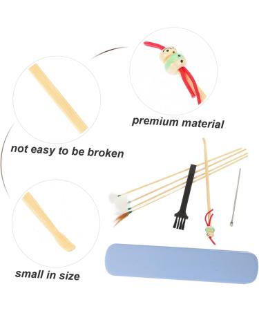 Ear Cleaning Kit - Bamboo Ear Pick & Spiral Cleaner Set for Ear Wax Removal - Buy Online on SooperMarket.com