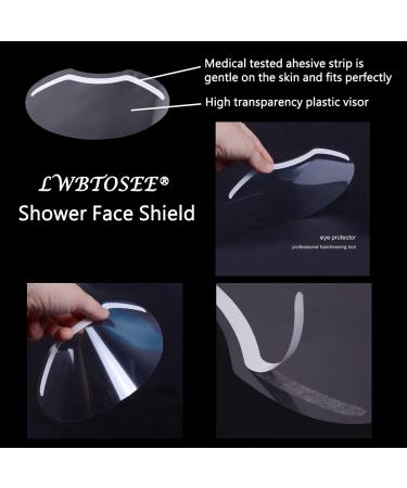 LWBTOSEE 50pcs Disposable Face Shields for Permanent Makeup & Eyelash Extensions - Salon Supplies for Shower & Aftercare - Buy Online on SooperMarket.com
