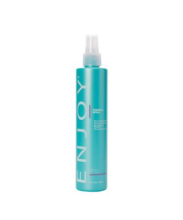 Enjoy Thermal Spray 10.1 Fl Oz 300 mL | Protection Against Thermal Styling Tools | Firm Flexible Hold for Curls or Smooth Finish | Color Safe
