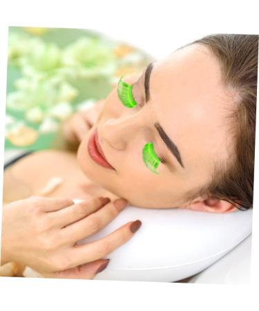 ABOOFAN 10 Pairs Halloween Extra Long False Eyelashes Lashes Halloween Dance Costume Eyelashes Cosplay Fake Lashes Green Eyelashes Curly Fancy Fake Chemical Fiber Gothic Extend Girl - Buy Online on SooperMarket.com