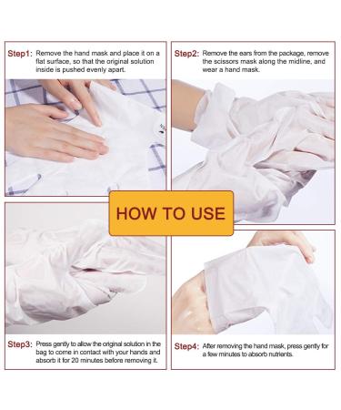 Aylbcz Hand Moisturizing Masks - Hydrating Gloves for Dry Hands (3 Pairs) - Buy Online on SooperMarket.com