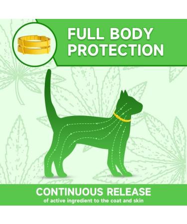 Cat Repellent Treatment Adjustable Cat Repellent Collars Natural Protection Repellent Collar for Cats Water Resistant Repellent Collar for Cats Small-Medium-Large Yellow 2pack - Buy Online on SooperMarket.com