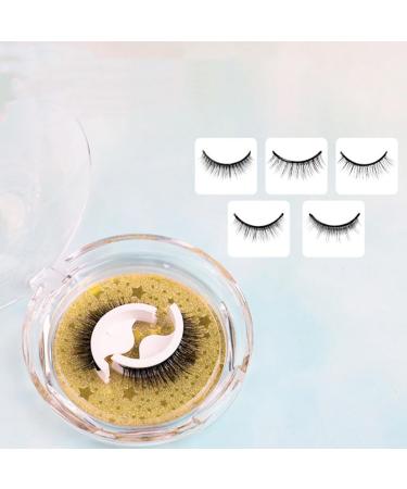 BOKIOESDE Cross Simulated Eyelashes Adapting False And False Easily Removed Multiple Styles Natural Double Repeatedly Non Two pair W12 - Buy Online on SooperMarket.com