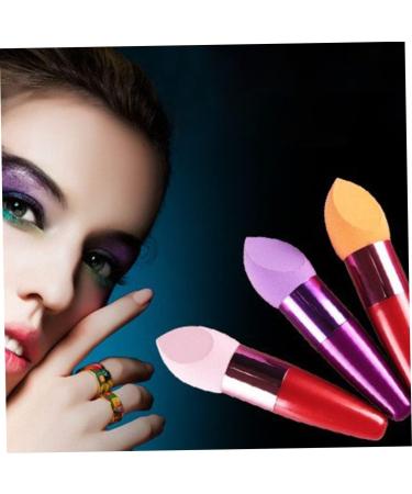 Sponge Blender Beauty Blending Sponge Blending Stick Smooth Shaped Powder Puff Makeup Tool (Random Color) Smooth Powder Puff - Buy Online on SooperMarket.com