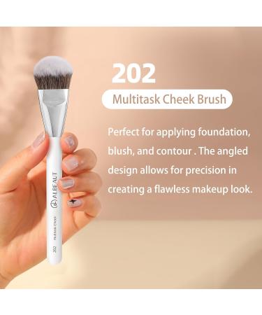 Buy the Best Foundation Brush - Angled Contour & Blush Makeup Tool for Flawless Application | Multitask Cheek Brush 202 - International Shipping Available - Buy Online on SooperMarket.com
