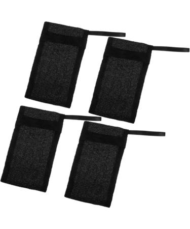 Baluue 8 Pcs Soap Foaming Mesh Bag Soap Bags for Soap Bars Soap Scrubber Pouch Foam Soap Nylon Fiber Black - Buy Online on SooperMarket.com