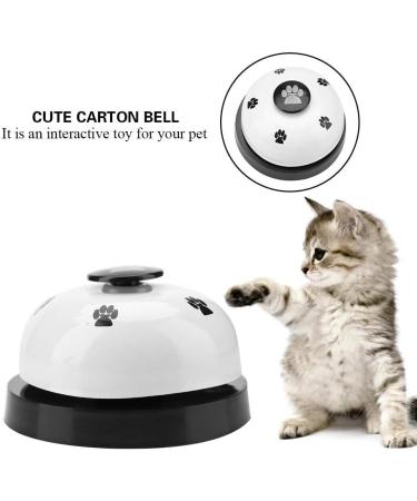 Youthink Iron Cartoon Pet Doorbell Interactive Toy for Dogs & Cats - Durable Non-Slip Base (White) - Buy Online on SooperMarket.com