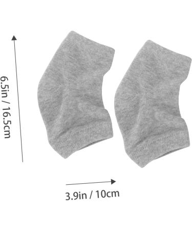 Mikinona 2 Pairs Gel Heel Socks Foot Lotion Spa Socks Sleep Spa Socks Gel Moisturising Socks Heel Repair Socks Moisturizing Feet Sock No Slip Spa Socks Gel Ankle Socks Gel Lining Cotton - Buy Online on SooperMarket.com