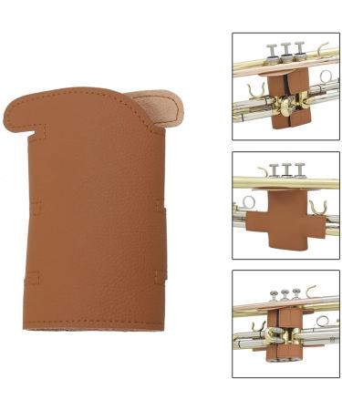 Oumefar Trumpet Case - Anti-Scratch PU Leather 10x7x2 Protective with Hook & Loop for Accessories - International Shipping Available - Buy Online on SooperMarket.com