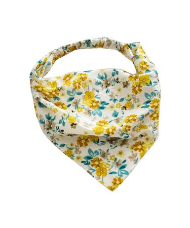 JSGHGDF Bandanas Headband Head Kerchief Hair Scarf Headwrap Elastic Bands Floral Hair Bandanas Headscarf for Women Girls