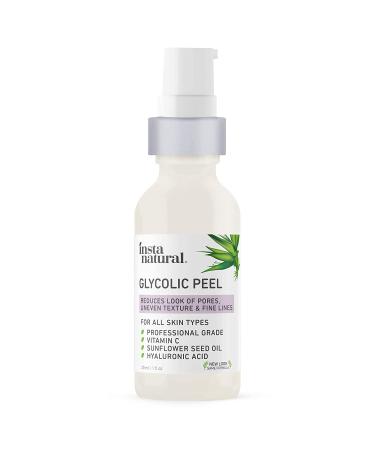InstaNatural Glycolic Peel 1 fl oz - Exfoliating Skin Treatment for Radiant Glow - Buy Online on SooperMarket.com