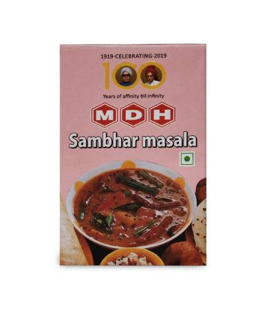 MDH Sambhar Masala 100g (Pack of 1) Adds Taste And Flavored To South Indian Recipes Tasty Authentic South Indian Masala Sambhar 100 g (Pack of 1)