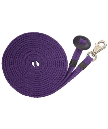 Tough-1 Flat Cotton Lunge Line Purple