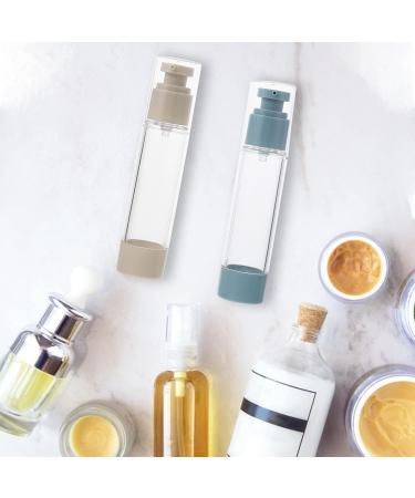 FRCOLOR Travel Shampoo Bottles - 3pcs Portable Lotion Press-Type Cosmetic Bottles for Travel - Buy Online on SooperMarket.com