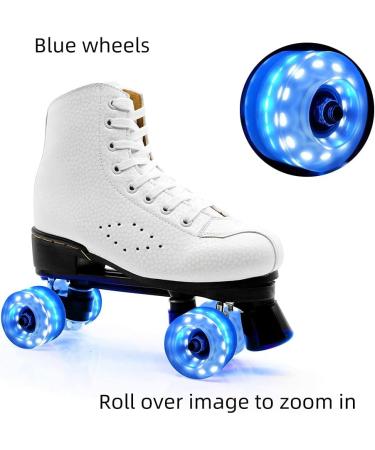 Nezylaf 4 Pack Light up Roller Skate Wheels 32x58mm 78A with Bearings - Indoor/Outdoor Skating & Skateboard Accessories - Buy Online on SooperMarket.com
