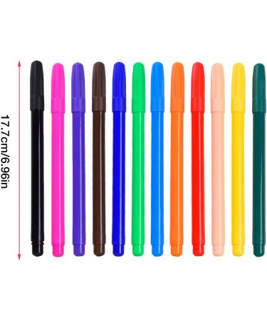 12/24 Pcs Edible Food Pens - Cuisine Coloring Pen Refreshments Color Markers | Cuisine Grade Icing Pens Food Refreshments Gourmet Writers Cake Coloring Markers for Stencils Stamping 6.96 Inches 12 PCS - Buy Online on SooperMarket.com