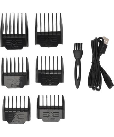 Cordless Hair Clipper Multifunctional Efficient Electric Hair Trimmer with Indicator Light for Hairdressing Salon (Black) - Buy Online on SooperMarket.com