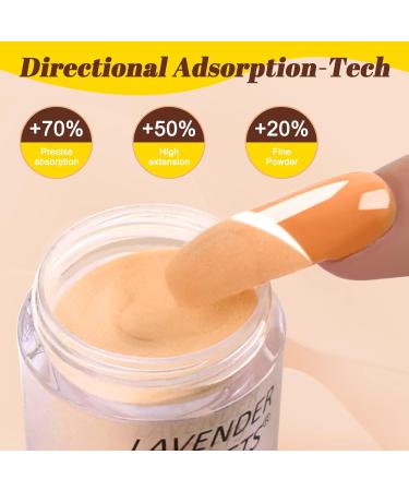 Lavender Violets 36 Colors Dip Nails Powder Starter Kit - Glitter Dipping Nail Powder Set for Beginners and Professionals - Blue, Green, Pink, Red, Purple - All Seasons DIY Manicure M955 - Buy Online on SooperMarket.com