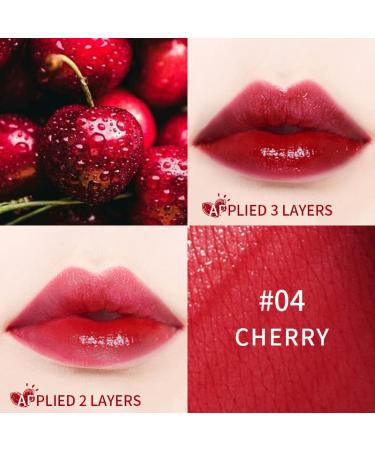 ZSSEMEI Cherry Lip Stain Tint Set - Long Lasting, Hydrating, Waterproof - Shimmery Natural Lip Gloss - Easy Application - Sexy Lip Color Makeup - Buy Online on SooperMarket.com