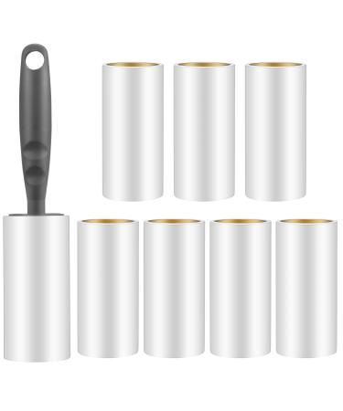 8 Rolle lint roller clothing lint roller animal hair 480 leaves Self -adhesive paper with 1 rollers lint rolls for clothing sofa carpet hair dust dog fur cat fur bed