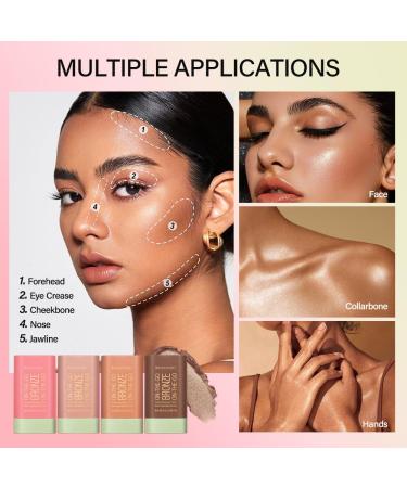 Buy Multi-Use Tied Moisture Bronze Stick - Versatile Cream Blush Contour & Highlighter | Soft Glow Makeup (1g) - Buy Online on SooperMarket.com