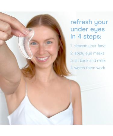 Baebody Advanced Snail Mucin Under Eye Masks - Hydrating Patches for Puffy Eyes & Dark Circles (6 Pairs) | Korean Eye Gel for Fine Lines - Buy Online on SooperMarket.com
