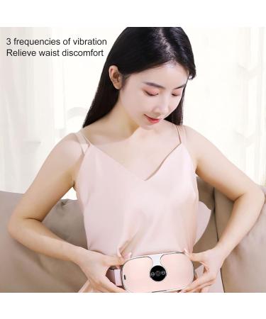 Menstruation Heating Pillows for Women - Electric Waist Massage Belt with 3 Vibration Temperatures & Mugwort Bag - At Home Relief - Buy Online on SooperMarket.com