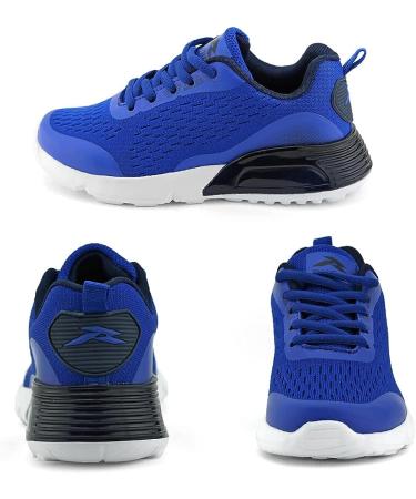 Kids Breathable Athletic Sneakers for Boys and Girls - Royal Blue/Navy Blue (Size 13 Little Kid) - Buy Online on SooperMarket.com