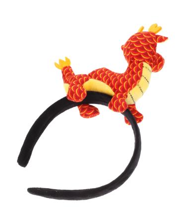 HAPINARY Year of The Dragon Headband Headbands Hair Band New Year Headpiece Hairbands for Adults New Year Party Accessories New Year Hair Accessories Party Headpiece Party Headband Fabric