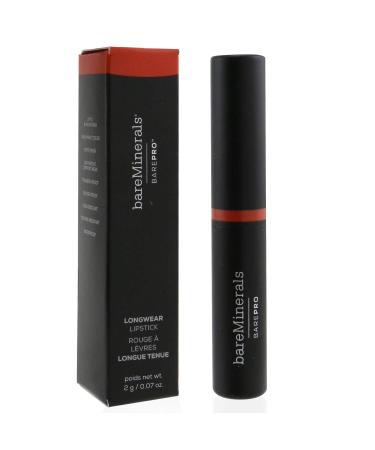 BareMinerals BarePro Longwear Lipstick in Saffron (Poppy Orange Red) - 0.07oz - Buy Online on SooperMarket.com