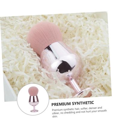 Buy Didiseaon Blush Brush - Travel Makeup Brush for Highlighter & Setting | Fluffy Fiber Wool Tool in Miss Hebei Pink - Buy Online on SooperMarket.com