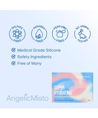 Silicone Forehead Wrinkle Patches - Reusable Anti-Wrinkle Overnight Treatment - 3 PCS for Smooth Skin - Buy Online on SooperMarket.com
