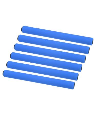 PATIKIL Relay Track Baton Sponge Stainless Steel Tube Race Field Running Stick for Outdoor Athletics Sport Game Tool Blue