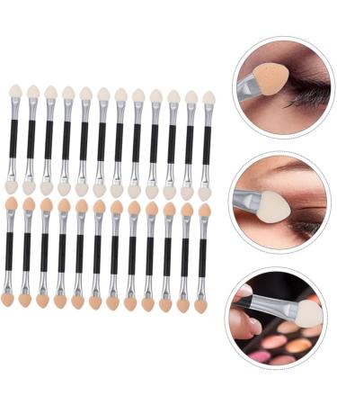 Mikinona 24pcs Latex Eye Shadow Stick Women Eye Shadow Brush Eyeshadow Double Sided Small Makeup Brush Eye Makeup Makeup Supplies Eyeshadow Blending Brush - Buy Online on SooperMarket.com