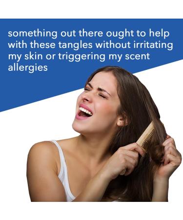 Detangler plus Styling Hair Spray 8 oz - Heat Protectant and Blowout Spray - Leave in Conditioner for Sensitive Skin - Fragrance Free Hypoallergenic Unscented - Anti Frizz Vegan Cruelty Free 8 Fl Oz (Pack of 1) - Buy Online on SooperMarket.com