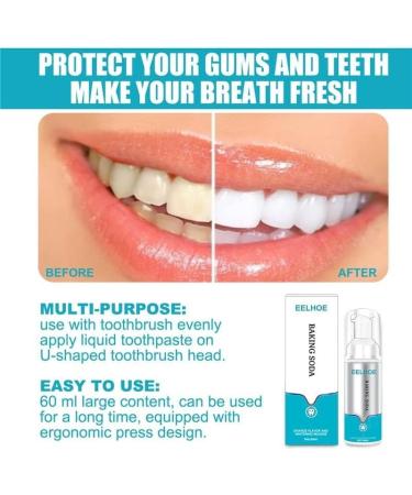 EELOHO Baking Soda Toothpaste - Deep Cleaning Foam for Stains & Bad Breath | Refreshing Oral Care | Buy Now! - Buy Online on SooperMarket.com