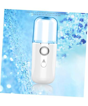 BELLIFFY Nano Water Replenishing Instrument Hydrator Mini Facial Cooling Steamer Nano Mister White Plastic - Buy Online on SooperMarket.com