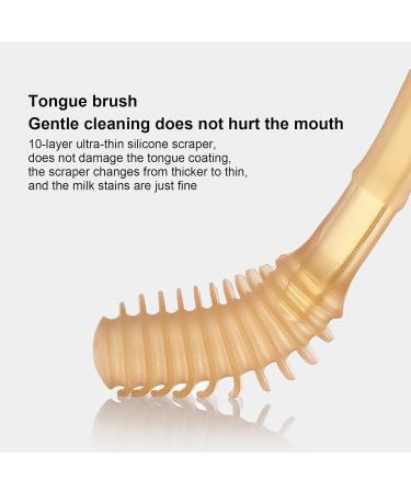 Toddler Toothbrush Silicone Infant Toothbrush Soft for 0-3 Years Old - Buy Online on SooperMarket.com