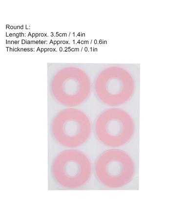 Self-Stick Corn Remover Pads - Round Pink S - Foot Care Cushions for Corns - Protects and Cushions Feet - Buy Online on SooperMarket.com