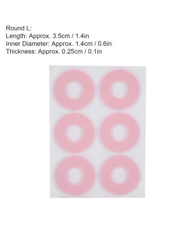Round Pink L Foam Callus Cushion for Foot Protection and Wound Care - Buy Online on SooperMarket.com