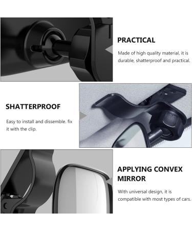360 Adjustable Baby Car Mirror | Shatterproof Rearview Safety Mirror with Clip | Wide Angle Convex Mirror for Rear Kids, Babies, Infants - Buy Online on SooperMarket.com